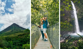 Private Arenal Combo: ARENAL VOLCANO + HANGING BRIDGES + LA FORTUNA WATERFALL