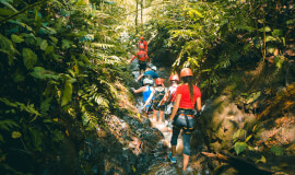 Canyoning in the Lost Canyon in Costa Rica