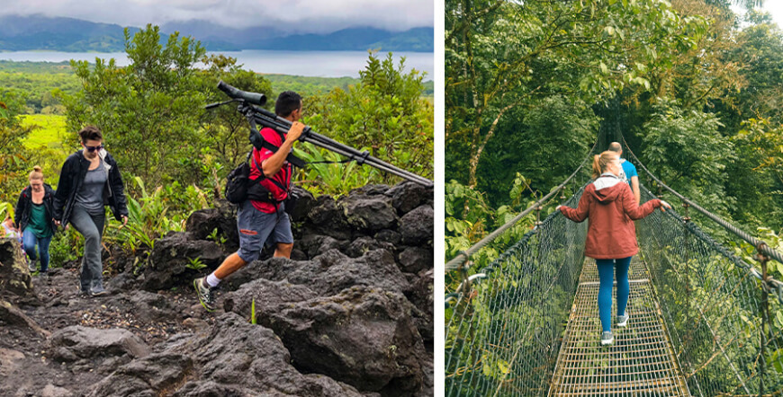 Arenal Mini Combo Hanging Bridges + Volcano Walk