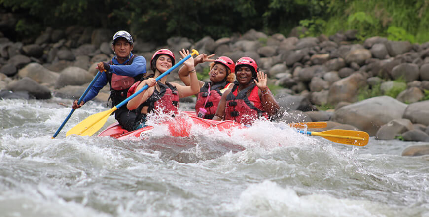 Private Arenal MAMBO COMBO Canyoning Rafting Tour