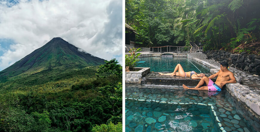 Arenal Volcano Hike + Hot Springs with Dinner