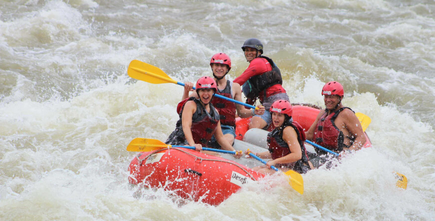 Get ready for one of the most-extreme white water rafting trips in Costa Rica!