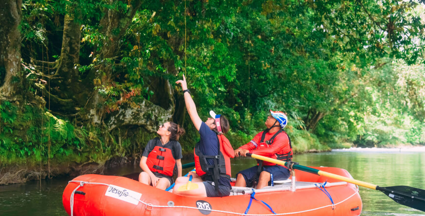 Adventure Connection between San José and Sarapiquí with Safari Float on the Sarapiqui River.