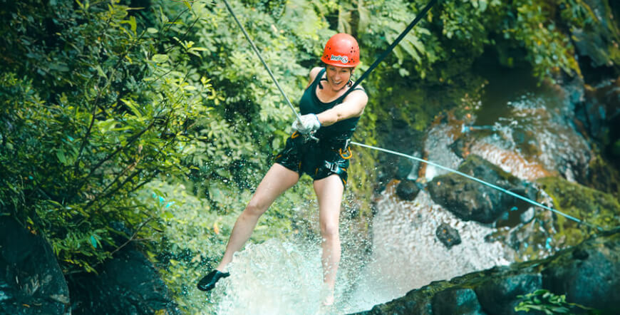 Arenal MAMBO COMBO Canyoning and Rafting