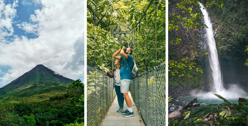 Arenal Combo: ARENAL VOLCANO + HANGING BRIDGES + LA FORTUNA WATERFALL