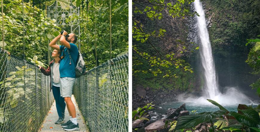 Mini Combo Hanging Bridges + La Fortuna Waterfall
